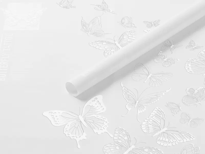 Butterfly Waterproof Gift Wrap 60 Sheets (60gsm)