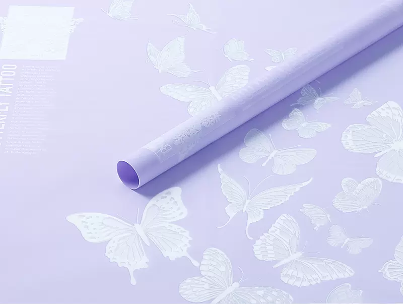 Butterfly Waterproof Gift Wrap 60 Sheets (60gsm)