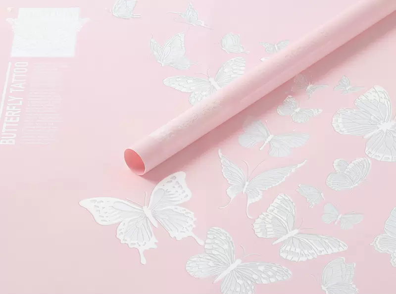Butterfly Waterproof Gift Wrap 60 Sheets (60gsm)
