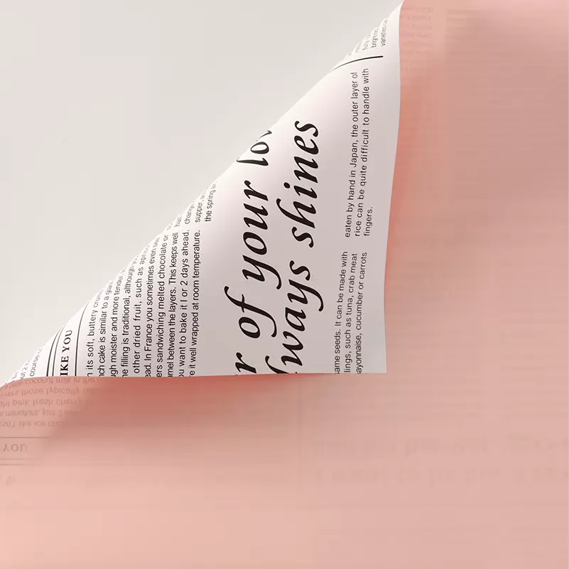 Newspaper Style Waterproof Wrap 60 Sheets (60gsm)