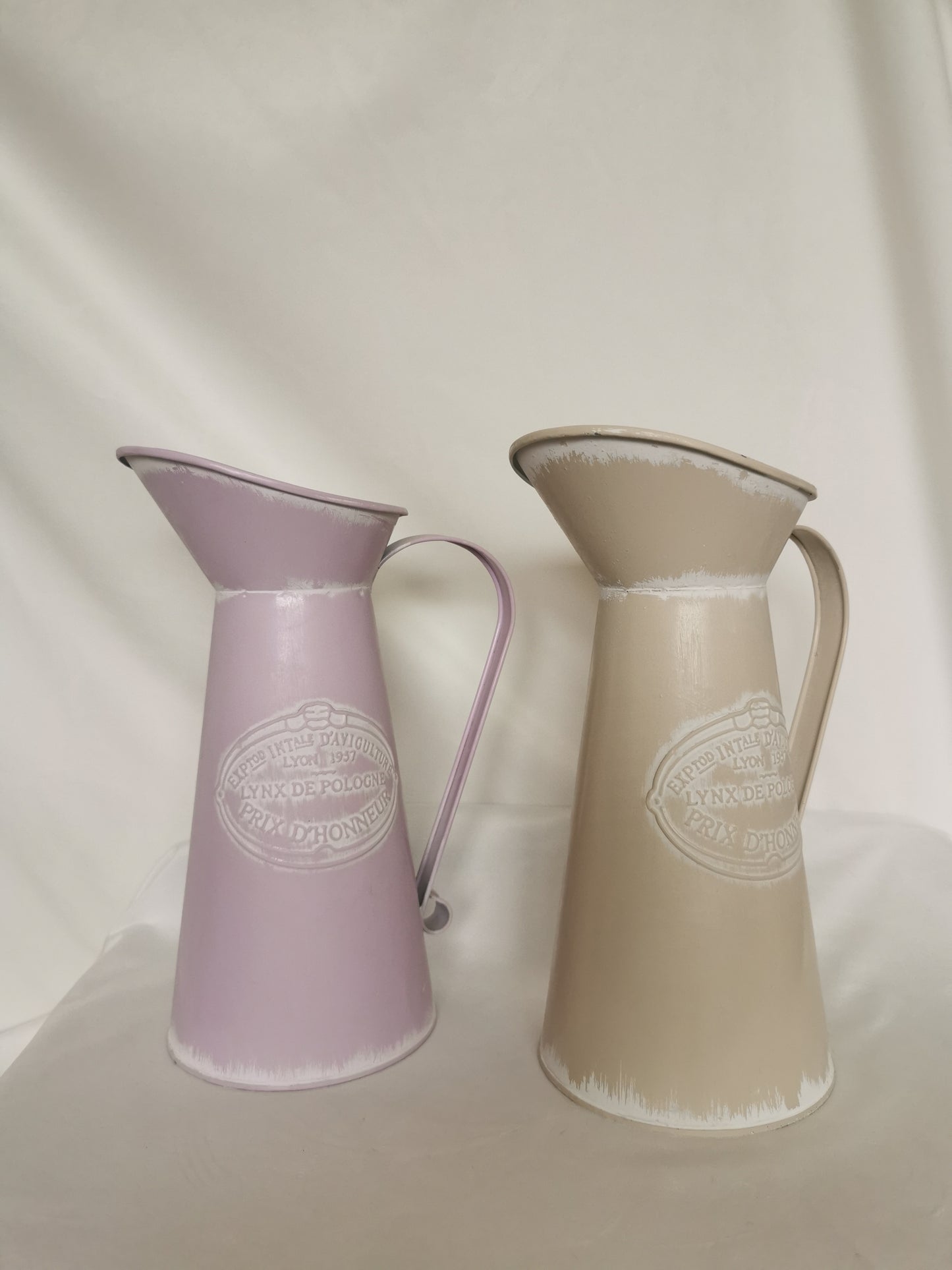 Milk Jug Look Tin Vase