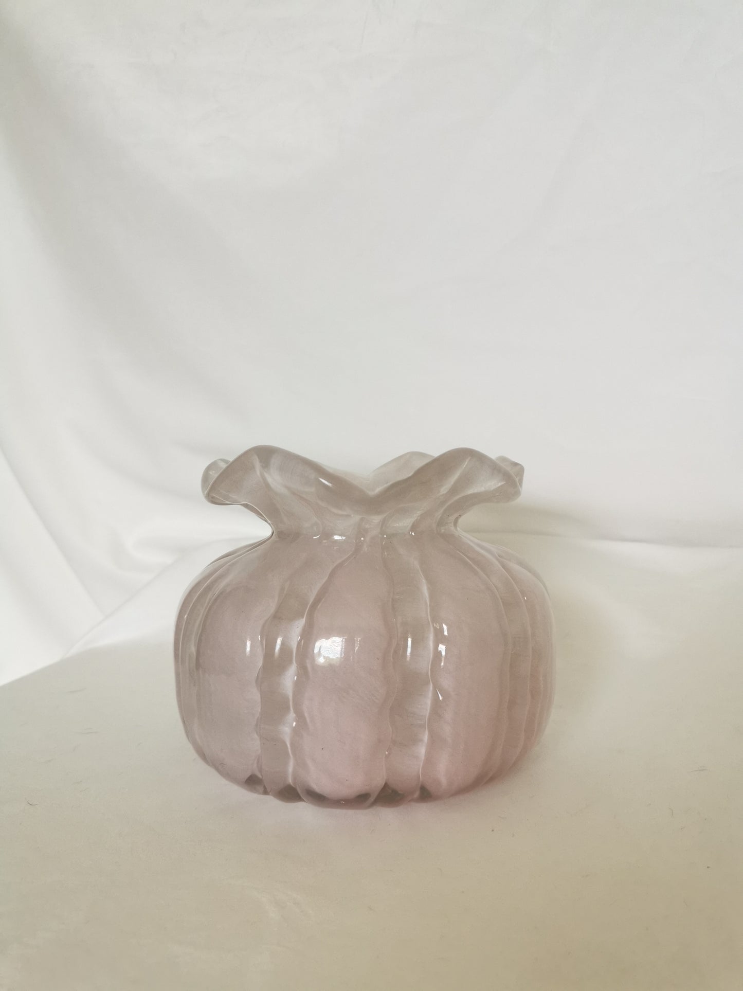 Hand Blown Glass Lydia Pink