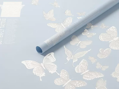 Butterfly Waterproof Gift Wrap 20 Sheets (60gsm)