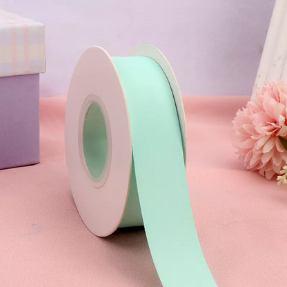 Matt Finish Korean Style Double Sided Ribbon (2.5cm x 50yard)