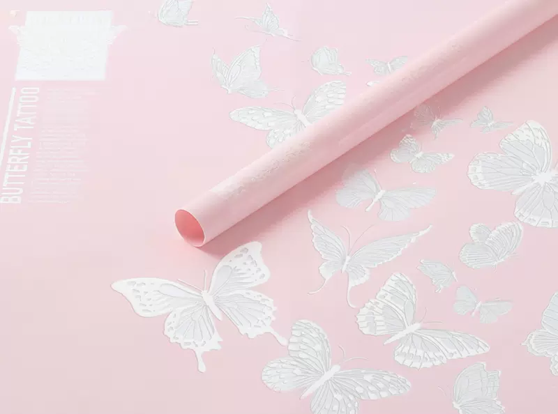 Butterfly Waterproof Gift Wrap 20 Sheets (60gsm)